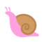 Snail emoji on Mozilla